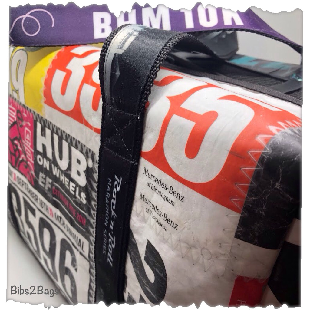Custom Crafted Bags Made From Running and Racing Bibs - Bibs2Bags