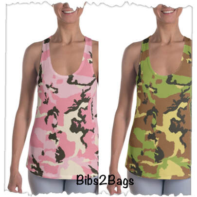 The Swirl Collection - RacerBack Tank From Bibs2Bags