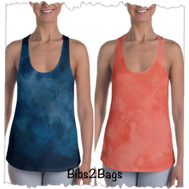 The Swirl Collection - RacerBack Tank From Bibs2Bags